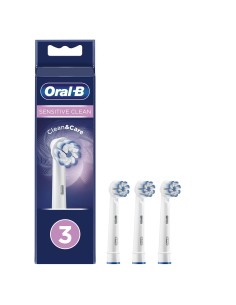 Oral-B Sensitive Clean 80338478 cepillo de cabello 3 pieza(s) Blanco