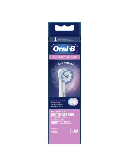Oral-B Sensitive Clean 80338478 cepillo de cabello 3 pieza(s) Blanco