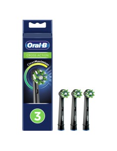 Oral-B CrossAction 80339540 cepillo de cabello 3 pieza(s) Negro