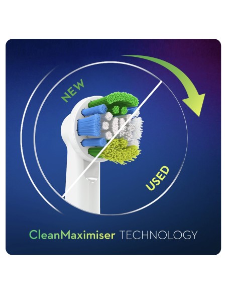 Oral-B 80338442 cepillo de cabello 3 pieza(s) Azul, Verde, Blanco