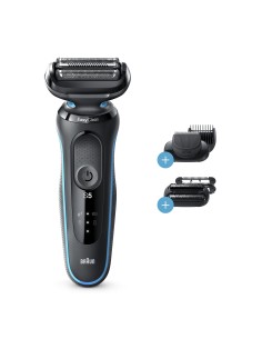 Braun Series 5 50-M1850s Máquina de afeitar de láminas Recortadora Negro, Azul
