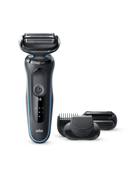 Braun Series 5 50-M1850s Máquina de afeitar de láminas Recortadora Negro, Azul