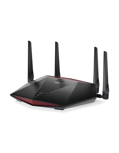 NETGEAR Nighthawk XR1000 WiFi 6 Gaming Router router inalámbrico Gigabit Ethernet Doble banda (2,4 GHz   5 GHz) Negro