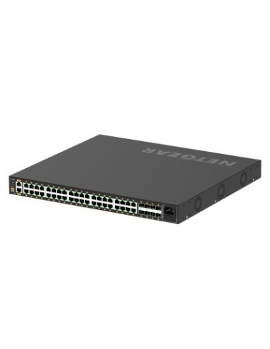NETGEAR GSM4248P-100EUS switch Gestionado L2 L3 L4 Gigabit Ethernet (10 100 1000) Energía sobre Ethernet (PoE) Negro