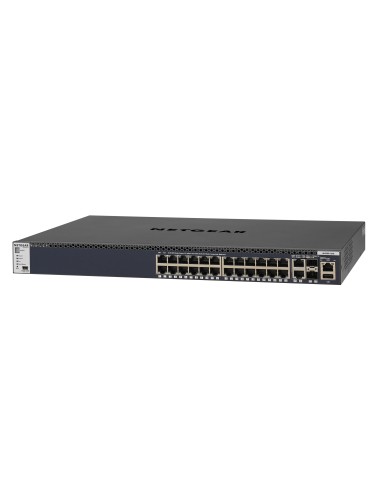 NETGEAR M4300-28G Gestionado L3 Gigabit Ethernet (10 100 1000) 1U Negro