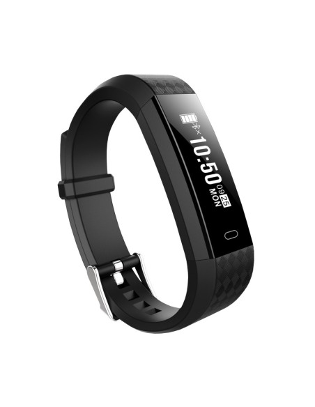 Brigmton BSPORT-B1-N rastreador de actividad Wristband activity tracker Negro IP67 OLED 2,21 cm (0.87") Inalámbrico
