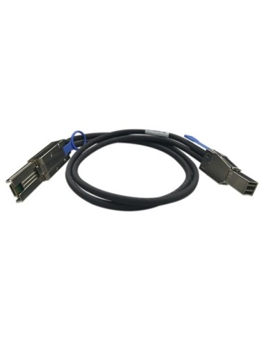 QNAP CAB-SAS30M-8644-8088 cable Serial Attached SCSI (SAS) 1 m Negro, Metálico