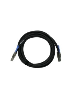 QNAP CAB-SAS30M-8644 cable Serial Attached SCSI (SAS) 3 m Negro, Metálico