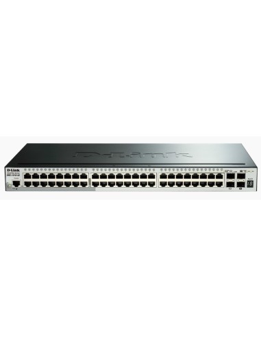 D-Link DGS-1510-52 switch Gestionado L3 Gigabit Ethernet (10 100 1000) Negro
