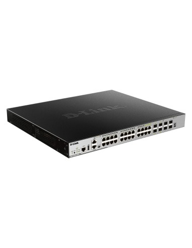 D-Link DGS-3630-28PC SI switch Gestionado L3 Gigabit Ethernet (10 100 1000) Energía sobre Ethernet (PoE) Negro, Gris