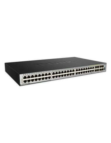 D-Link DGS-3630-52TC Gestionado L3 Gigabit Ethernet (10 100 1000) 1U Negro