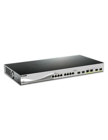 D-Link DXS-1210-12TC switch Gestionado L2 10G Ethernet (100 1000 10000) 1U Negro, Plata