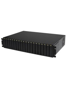 StarTech.com Chasis para Conversores de Medios de Fibra ET Serie 2 de 20 Ranuras para Montaje en Rack Armario 2U