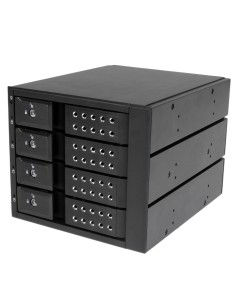StarTech.com Rack Móvil Backplane con 4 Bahías Hot Swap de 3,5" sin Bandeja SAS SATA - de Intercambio en Caliente