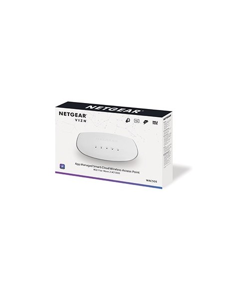 Netgear WAC505 punto de acceso WLAN 1200 Mbit s Energía sobre Ethernet (PoE) Blanco