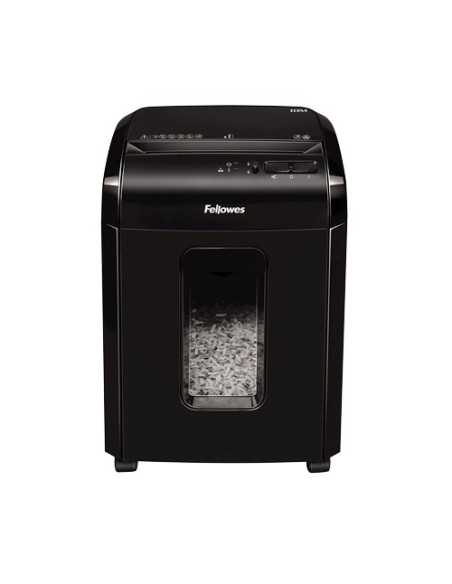 Fellowes Powershred 10M triturador de papel Microcorte Negro