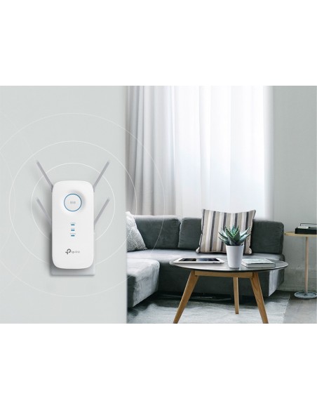 TP-LINK RE650 ampliador de red Transmisor de red Blanco 10, 100, 1000 Mbit s