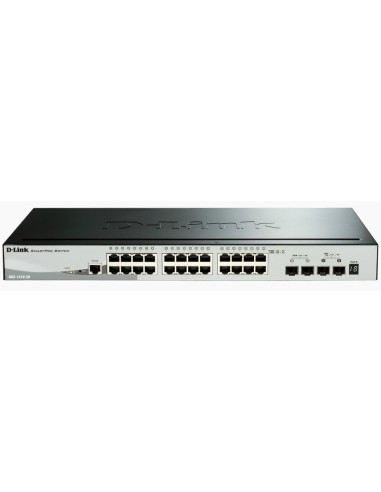 D-Link DGS-1510-28 switch Gestionado L3 Gigabit Ethernet (10 100 1000) Negro