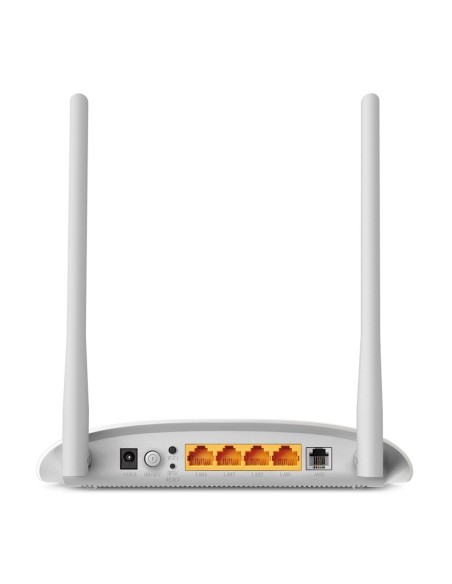 TP-LINK TD-W8961N router inalámbrico Ethernet rápido Banda única (2,4 GHz) Gris, Blanco