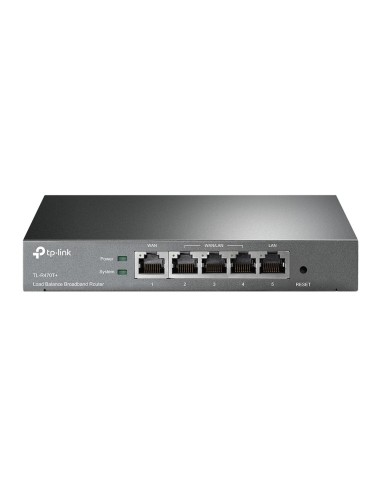 TP-LINK TL-R470T+ router Ethernet rápido Negro