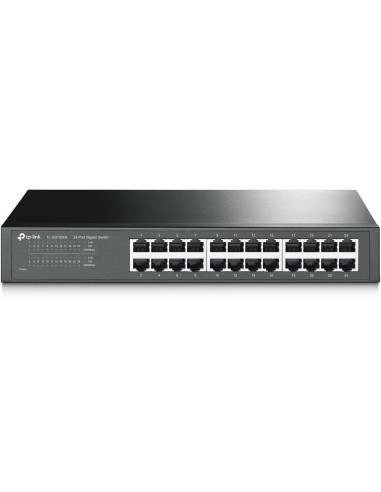 TP-LINK TL-SG1024S switch No administrado Gigabit Ethernet (10 100 1000) Negro
