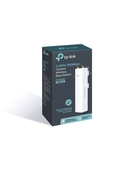 TP-LINK WBS210 punto de acceso inalámbrico 300 Mbit s Blanco Energía sobre Ethernet (PoE)