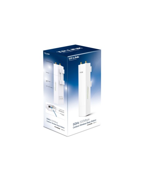 TP-LINK WBS510 punto de acceso WLAN Energía sobre Ethernet (PoE) Blanco 1000 Mbit s