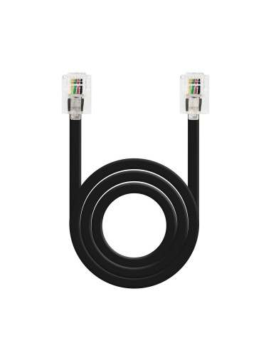 Nanocable 10.32.0102-BK-OEM cable telefónico 2 m Negro