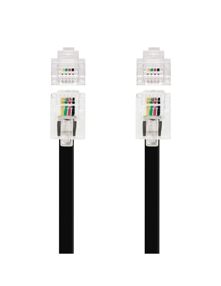 Nanocable 10.32.0102-BK-OEM cable telefónico 2 m Negro