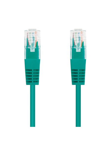 Nanocable Cable Red Latiguillo RJ45 CAT.6 UTP AWG24, Verde, 30 cm