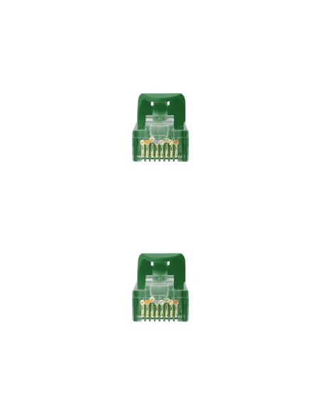 Nanocable Cable Red Latiguillo RJ45 LSZH CAT.6A UTP AWG24, Verde, 30 cm