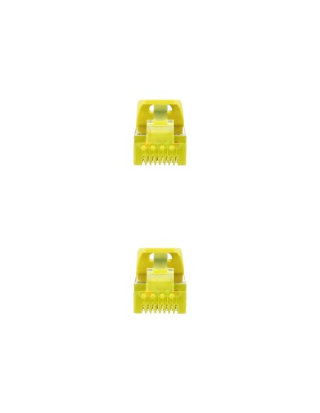 Nanocable Cable Red Latiguillo RJ45 LSZH CAT.6A SFTP AWG26, Amarillo, 25 cm