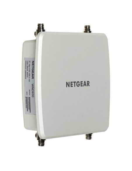 Netgear WND930 punto de acceso WLAN 1000 Mbit s Energía sobre Ethernet (PoE) Blanco