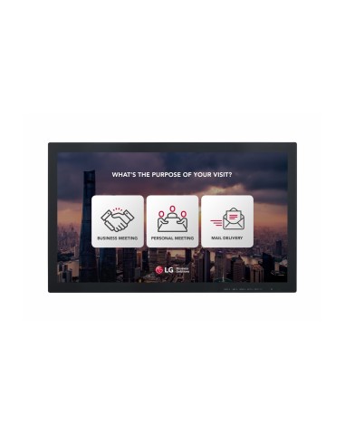 LG 23SE3TE pantalla de señalización Pantalla plana para señalización digital 58,4 cm (23") LED Full HD Negro Pantalla táctil