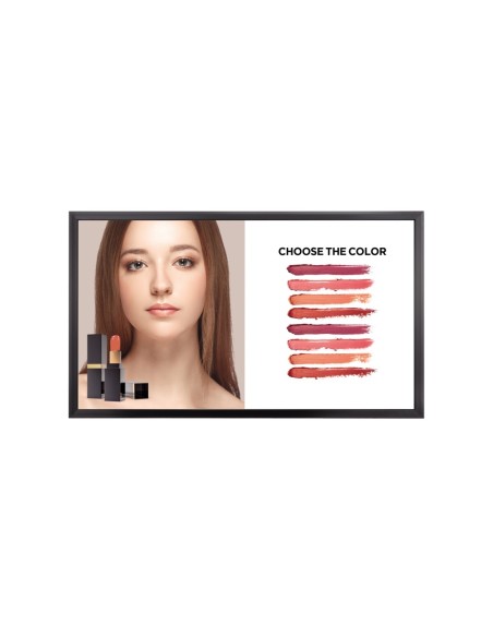 LG 55TA3E pantalla de señalización Panel plano interactivo 139,7 cm (55") LCD Full HD Negro Pantalla táctil Web OS