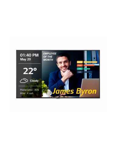 LG 49UM3DG Pantalla plana para señalización digital 124,5 cm (49") IPS Negro