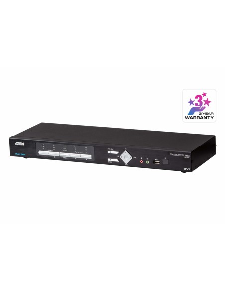 Aten CM1164A interruptor KVM Montaje en rack Negro