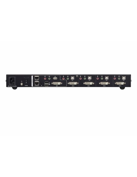 Aten CM1164A interruptor KVM Montaje en rack Negro