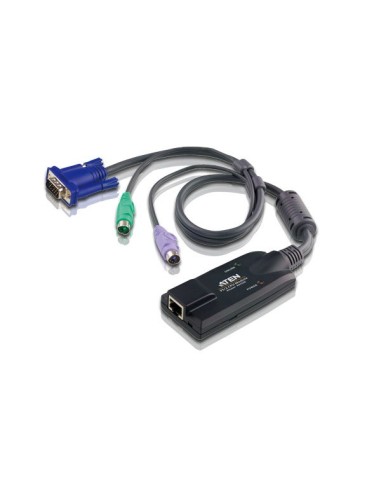 Aten KA7520 cable para video, teclado y ratón (kvm) Negro