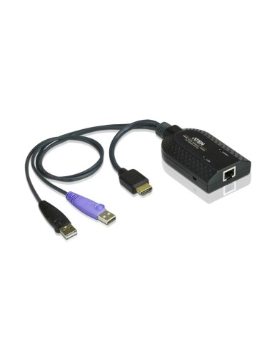 Aten KA7168 cable para video, teclado y ratón (kvm) Negro