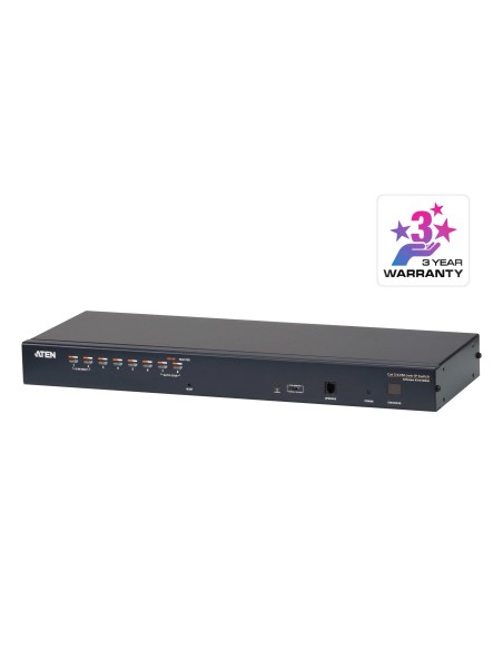 Aten KH1508Ai interruptor KVM Montaje en rack Negro