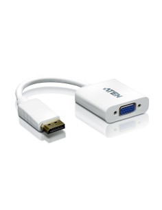 Aten Displayport VGA adapter DisplayPort Male VGA HDB-15 Female Blanco