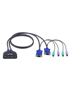 Aten CS62S interruptor KVM Negro