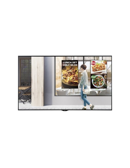 LG 49XS4F-B pantalla de señalización Panel plano interactivo 124,5 cm (49") LED Full HD Negro
