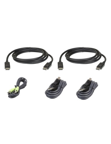 Aten 2L-7D03UDPX5 cable para video, teclado y ratón (kvm) Negro 3 m