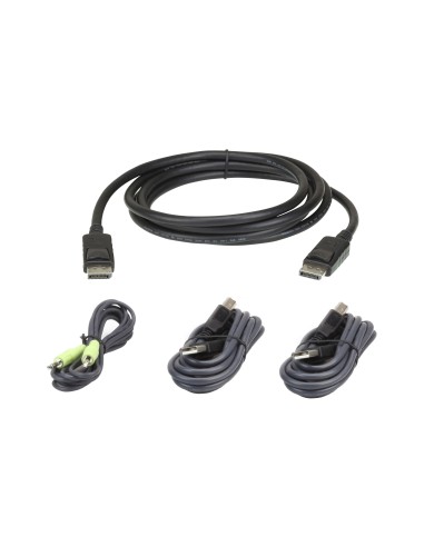 Aten 2L-7D03UDPX4 cable para video, teclado y ratón (kvm) Negro 3 m