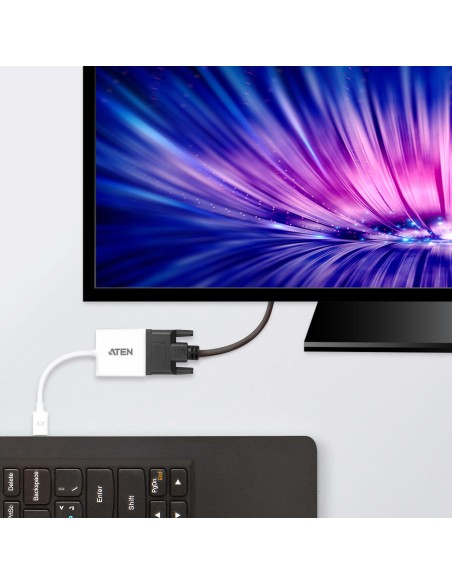 ATEN Adaptador de Mini DisplayPort a DVI