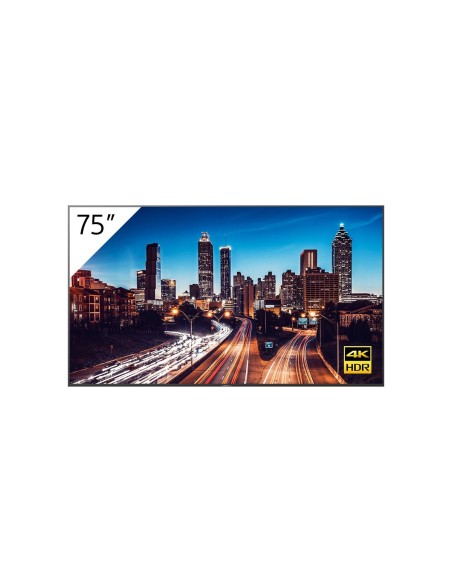 Sony FW-75BZ40H + TEOS Manage Pantalla plana para señalización digital 190,5 cm (75") LCD 4K Ultra HD Negro Android 9.0