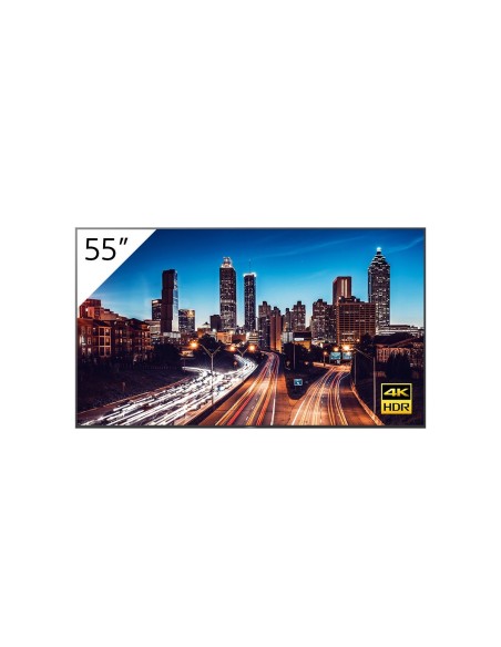 Sony FW-55BZ40H + TEOS Connect Pantalla plana para señalización digital 139,7 cm (55") LCD 4K Ultra HD Negro Android 9.0