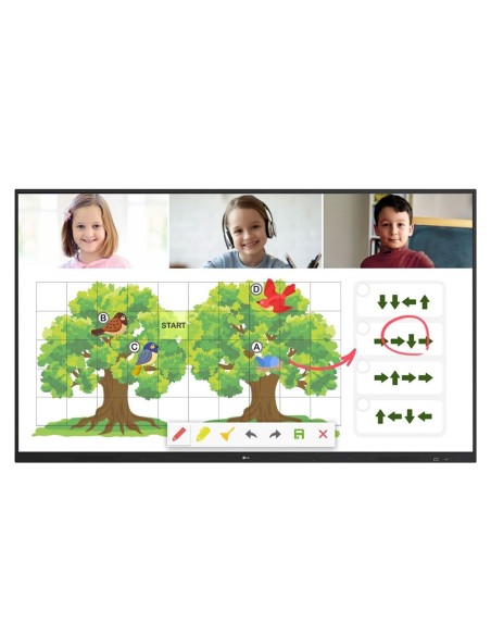 LG 86TR3DJ-B pizarra y accesorios interactivos 2,18 m (86") 3840 x 2160 Pixeles Pantalla táctil Negro